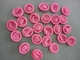 Pink Anti Static Powder Free 100% Latex ESD Finger Cots For Working In Electronics
